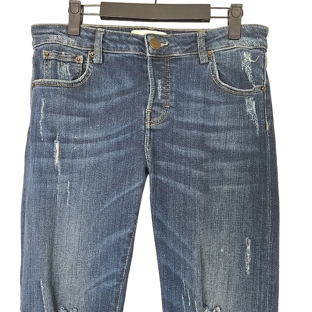 Etienne Marcel Destroyed Denim Button Fly Women's Jeans‎ Size 27